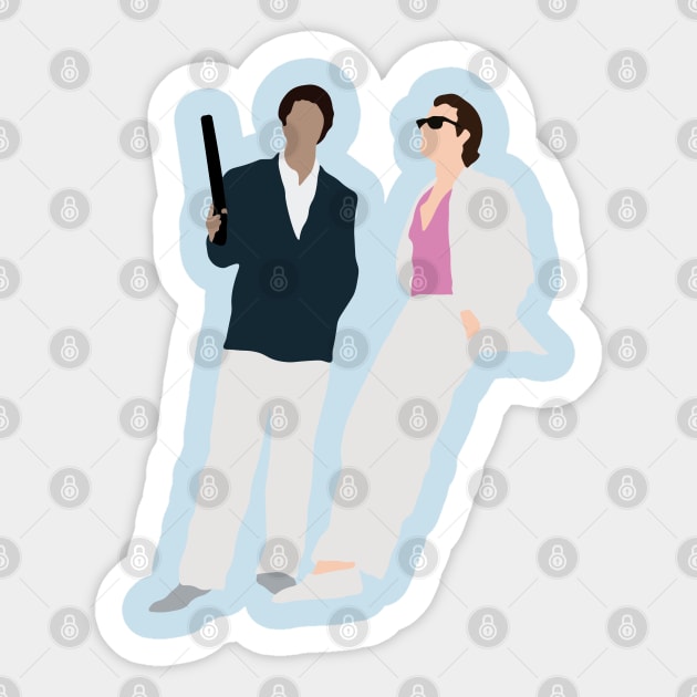 Miami Vice Sticker by FutureSpaceDesigns